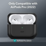 Capa Case M4gSafe para AirPods Pro/Pro 2 Preta: Proteção Híbrida e Alça de Transporte - imagem 3