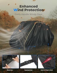 Capa UTV KEMIMOTO 4 Lugares 420D Impermeável Grande - Proteção Total para Seu Veículo - imagem 4