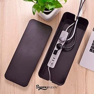 Caixa Organizadora de Fios e Cabos Supra Supply: Organize, Esconda e Proteja seus Cabos (Preta, 32cm) - imagem 4