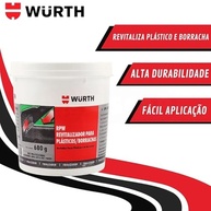 Restaura Plástico Externo RPW Wurth 680g: Renove e Proteja seu Veículo! - imagem 3