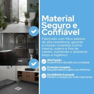 Kit Tela Adesiva para Ralo 10 ou 50 Unidades – Protetor Anti-Inseto para Banheiro e Pia Premium MyBrins - imagem 5