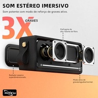 Caixa de Som Bluetooth 40W: Graves Potentes, IP67, TWS e Luzes LED | Portátil e à Prova d'Água - imagem 3