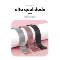 Pulseira Slim Milanese Metal Inox Loop Compatível com Samsung Galaxy Watch 7, 40mm 44mm, Malha Magnética de Aço Inoxidável Watch7 - imagem 5