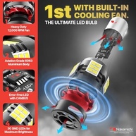 Lâmpada LED Nakamichi 7507 BAU15S PY21W: Iluminação Superior e Sem Erros para Seu Carro - imagem 5