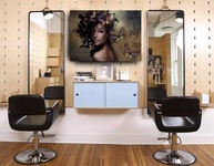 Quadro Decorativo para Salão de Beleza | 70x100cm Madeira Premium - imagem 1