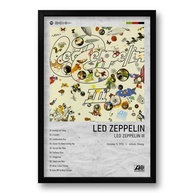 Quadro Led Zeppelin III 40x60cm - Estampa Spotify Oficial com Moldura Ecológica - imagem 2
