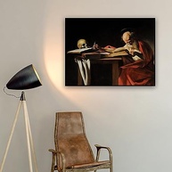 Caravaggio - Pintura São Jerônimo | Arte em Tela de Alta Qualidade para Decoração de Parede - imagem 5