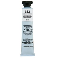 Tinta a Óleo Corfix 20ml Super Branco Titânio 152 - Qualidade Profissional - imagem 1