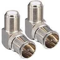 Conector Coaxial F Macho/Fêmea 90°: Conexão Rápida e Sólida para sua TV e Dispositivos - imagem 2
