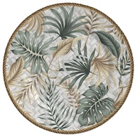 Prato Raso Eudora Alleanza - 6 Unidades | Cerâmica Premium com Decoração Digital - imagem 1