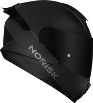 Capacete Norisk Razor Solid Matte Black Edition: Segurança e Estilo com Viseira Fumê (Tamanho 58/M) - imagem 4