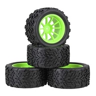 Pneus Hexagonais 12mm Verde para Carros RC 1/10 - Pacote com 4 Unidades - imagem 3