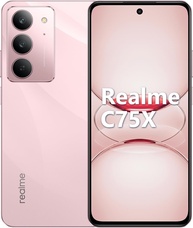 Celular Realme C75x 128GB NFC Rosa: Potência e Resistência para o Seu Dia a Dia - imagem 1