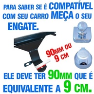 Kit Engate Reboque Bola 50mm + Capa 90mm + Tomada: Segurança e Durabilidade para seu Veículo - imagem 3