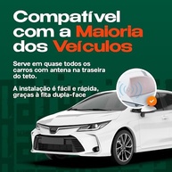 Antena Tubarão BOLYDOOM: Design Moderno, Recepção AM/FM Superior e Adeus Ruído de Vento! - imagem 4