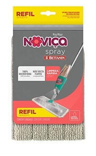 Refil de Mop Microfibra Cinza Bettanin - Limpeza Rápida e Sem Fiapos - imagem 3