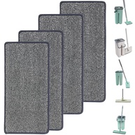 Kit 4 Refis para Mop Refil de Microfibra 36x10,5cm - Alta Absorção, Lavável e Reutilizável - imagem 1