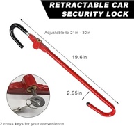 Trava Antifurto Universal Volante e Pedal: Segurança Reforçada para Seu Veículo - imagem 3