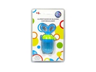 Alimentador de Silicone com Regulagem Azul - Segurança e Conforto para Bebês - imagem 4
