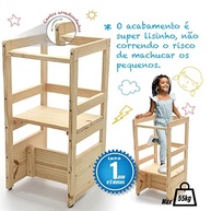 Torre Montessoriana Premium com Regulagem de Altura 4x1 - Torre de Aprendizagem Segura e Versátil para Crianças - imagem 4