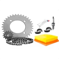 Kit Revisão Completa Honda Pop 110i: Relação, Freio, Vela e Filtro de Ar - imagem 1