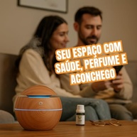 Umidificador Aromatizador Ultrassônico LED 130ml - Ambientes Saudáveis e Relaxantes - imagem 3