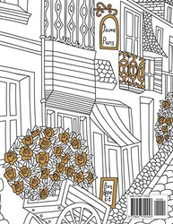Livro de Colorir Horizontes Urbanos Zendoodle para Adultos: Relaxe e Viaje pelo Mundo! - imagem 3