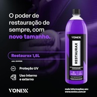 Restaurax Vonixx 1,5L: Renove e Proteja o Painel e Plásticos do Seu Carro - imagem 3