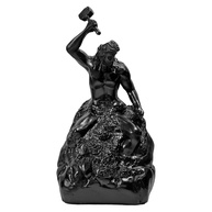 Estátua Self Made Man - Homem Que Se Esculpiu em Resina Preta | Decoração e Inspiração - imagem 1