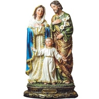 Imagem da Sagrada Família em Resina 40cm - Decoração Religiosa Refinada - imagem 2