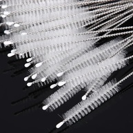 Escova de Limpeza Reutilizável em Aço Inoxidável - Nylon Resistente, Cabo Longo, Ideal para Mamadeiras e Canudos - imagem 5