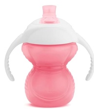 Copo Munchkin Rosa com Bico Resistente a Mordidas - Ideal para Bebês a Partir de 9 Meses - imagem 2