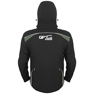 Jaqueta GP Tech Soft Casual Unissex Resistente a agua Preta-cinza - imagem 3