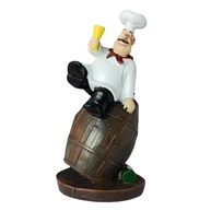 Escultura de Resina de Chef Decorativa - Figura Criativa para Cozinha e Restaurante - imagem 2