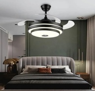 Ventilador de Teto Retrátil com Som Bluetooth – Moderno, Silencioso e Estiloso - imagem 3