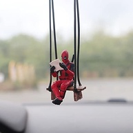 Decoração Divertida para Carro: Pingente Anime Deadpool para Espelho Retrovisor - imagem 4