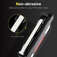 Mwin Limpador de Cabeças VHS - Tecnologia a Seco para Tocadores VHS/VCR | Fita Reutilizável sem Líquido - imagem 3