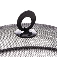 Tela Protetora para Alimentos LYOR 24,5cm x 9cm - Metal Revestido com Plástico Preto | Proteção contra Insetos e Poeira - imagem 5