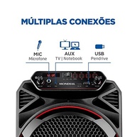 Caixa Amplificada Mondial CM-150: Som Potente 150W RMS, Bluetooth e Festa Garantida! - imagem 5