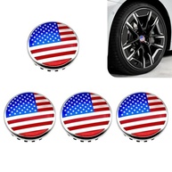 4 peças Chevy 83 mm tampas de centro de roda preta, tampa de cubo da bandeira americana, OE #22837060 9596403 88963143 23480948 19333202 20942033 19301593 para a maioria das picapes Chevy e GM - imagem 2