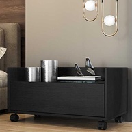 Mesa de Cabeceira Moderna 80cm com Rodízios - Design Premium Multimóveis - imagem 3