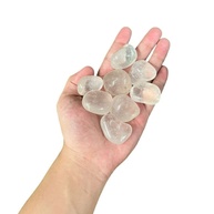 Pedra Rolada Cristal Quartzo Transparente 3 a 4 cm - Energia e Beleza Natural - imagem 3