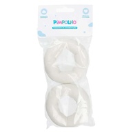 Pimpolho Rosquinha de Amamentação Confortável - Par de Protetores em Espuma Off White - imagem 1