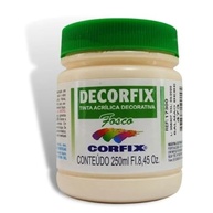 Tinta Acrílica Decorfix Fosca 250ml Salmon - Alta Cobertura e Secagem Rápida - imagem 2