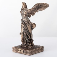 Estatueta Nike de Samotrácia 9,5cm - Resina Pintada à Mão - Obra de Arte Colecionável - imagem 2