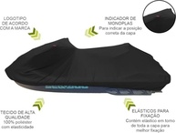 Capa Premium Preta para Jet Ski Sea Doo GTI 130: Proteção Total e Estilo - imagem 5