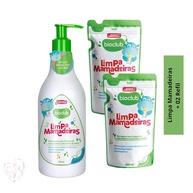 Detergente Limpa Mamadeiras + 2 Refis BioClub 500ml - Limpeza Natural e Segura para Bebês - imagem 1