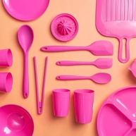 Colher de Silicone Premium Mozcada Rosa - Segura, Elegante e Versátil - imagem 3