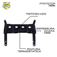 Protetor de Cárter March Versa AT-7050S: Segurança Reforçada em Aço Galvanizado 1.5mm - imagem 5