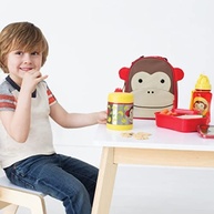 Garrafa Zoo Macaco Skip Hop - Estilo e Segurança para Bebês - imagem 3